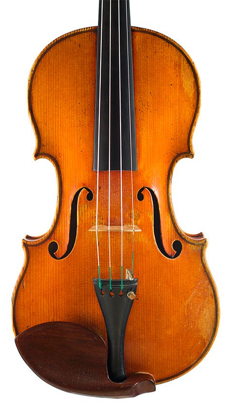 A violin by Théodore Husson for E. Bonnell, Rennes, 1900
