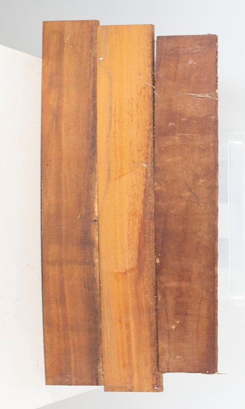 Five pieces of pernambuco