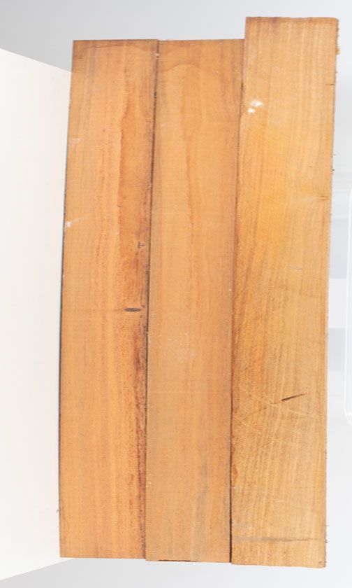 Five pieces of pernambuco