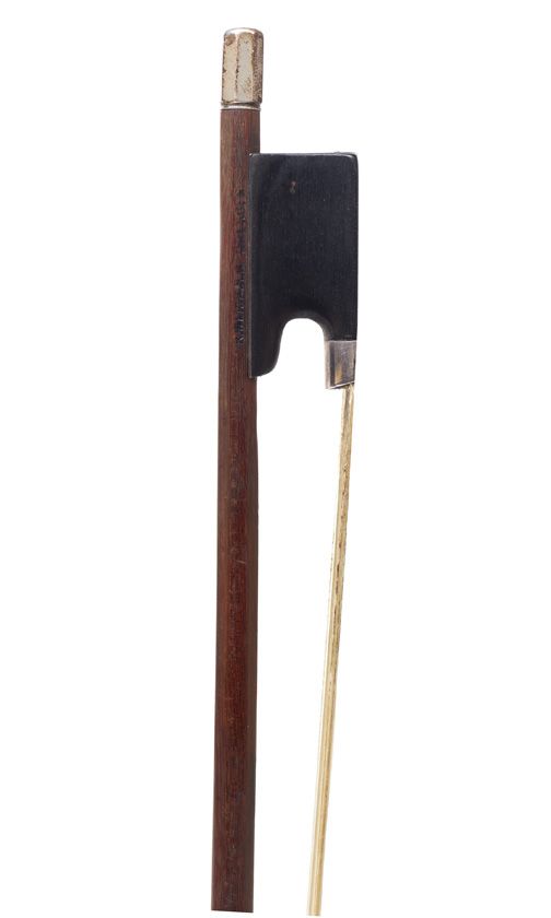 A silver-mounted violin bow, Germany