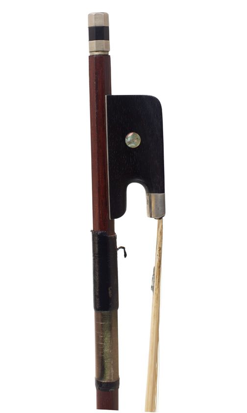 A nickel-mounted cello bow