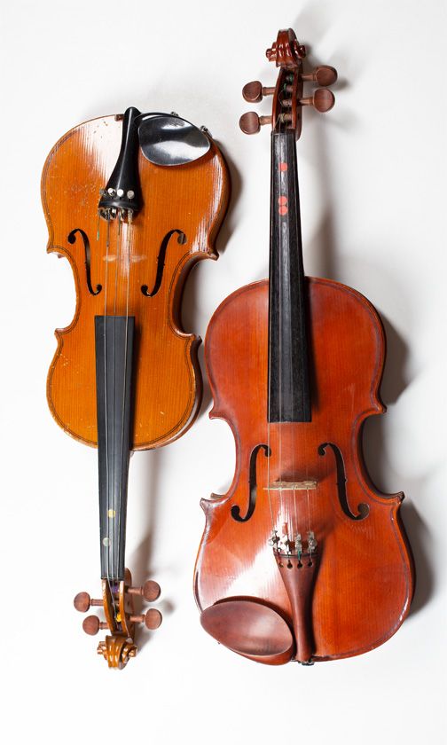 Two child's violins