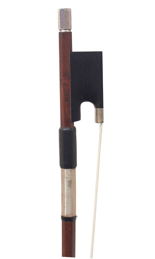 A silver-mounted violin bow