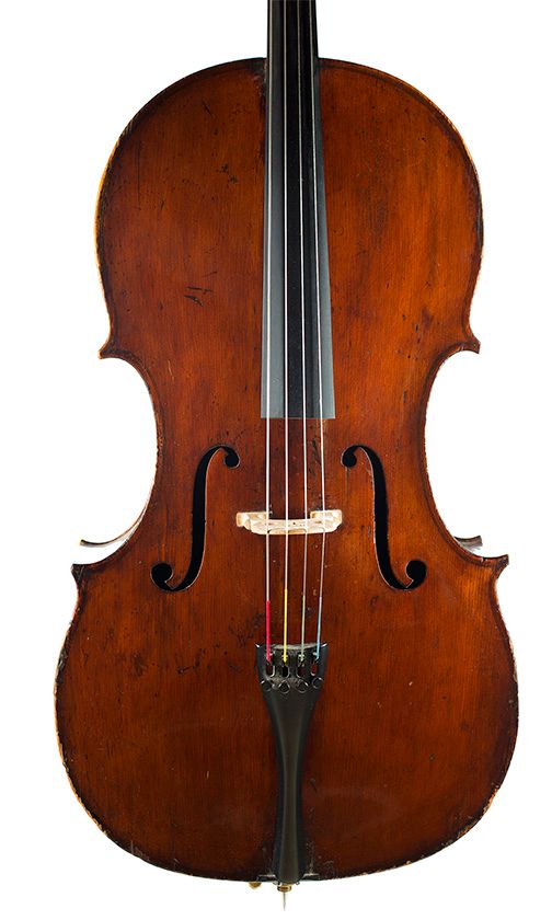 A cello, England, circa 1790