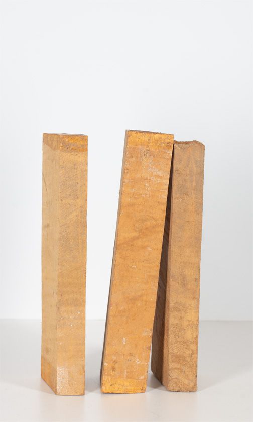 Three maple violin neck blanks