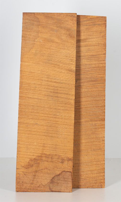 A two-piece maple violin back