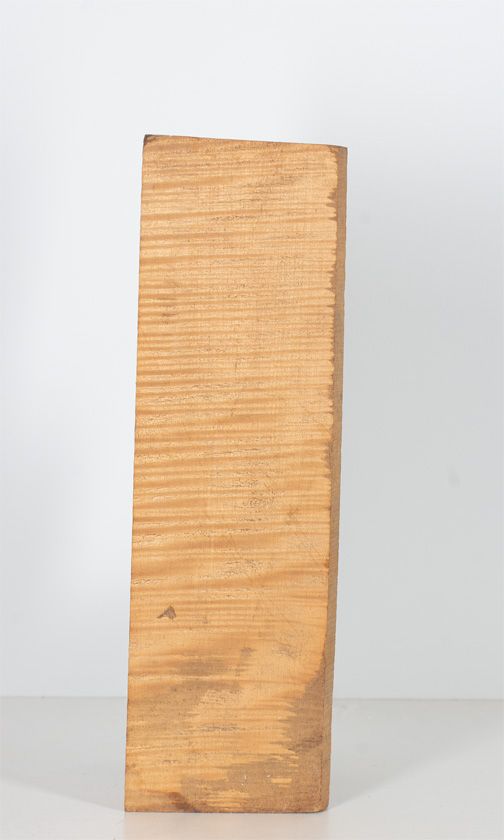 A two-piece maple violin back