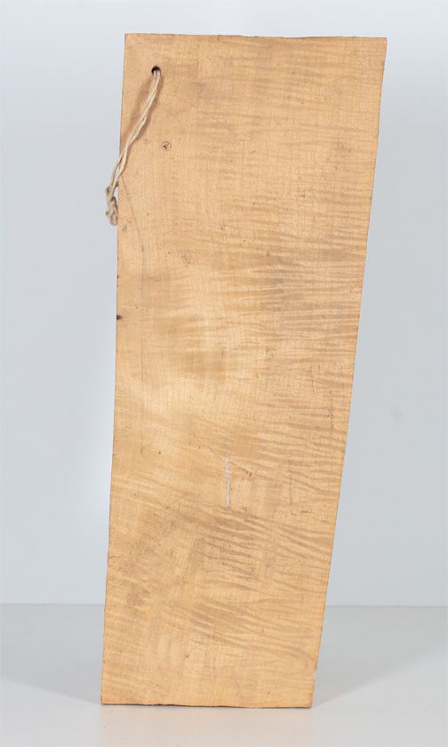 A two-piece maple violin back