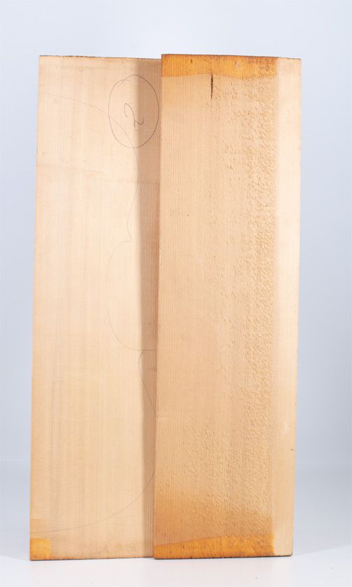 A spruce cello table