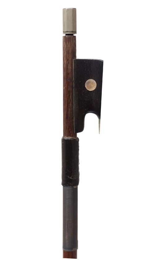 A nickel-mounted cello bow