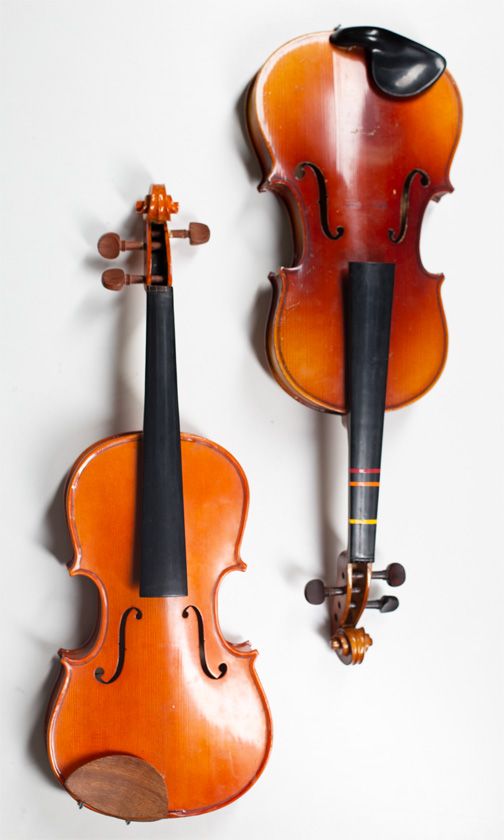 Two child's violins