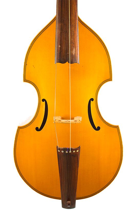 A bass viol by Bryan Maynard, England, 20th Century
