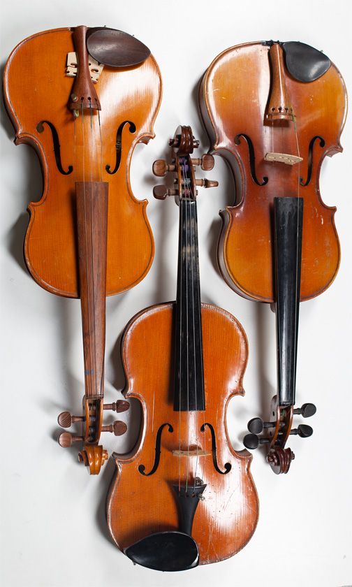 Three violins