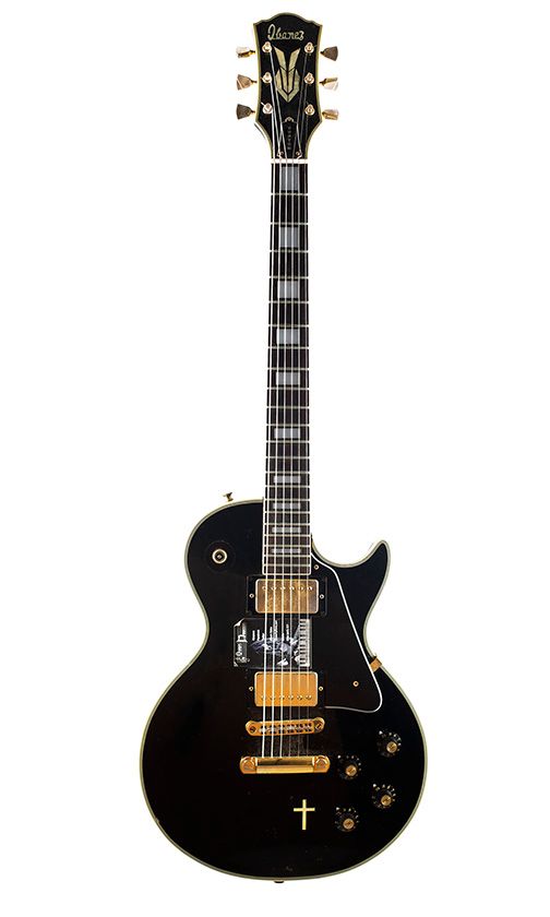 An Ibanez 2350 electric guitar