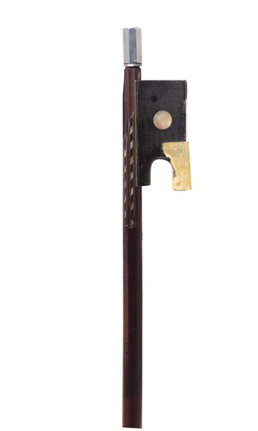 A silver-mounted violin bow