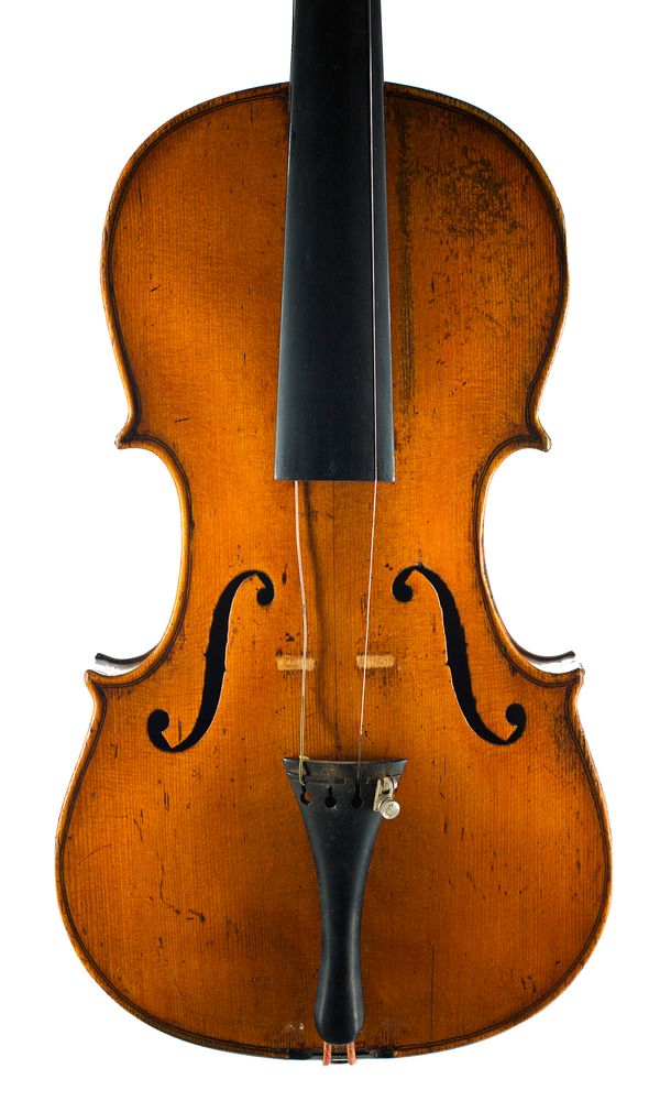 A violin labelled [...] Milano