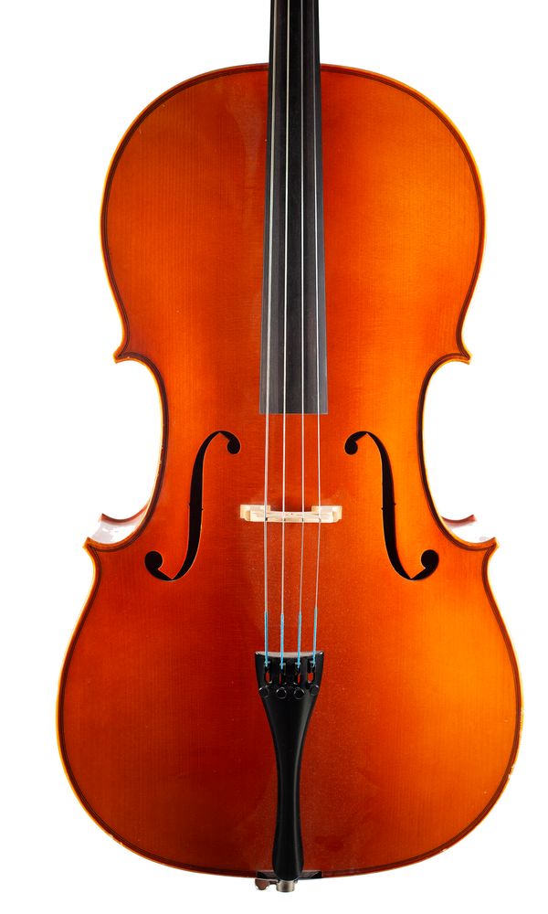 A cello labelled Handmade copy of Otto Jos. Klier