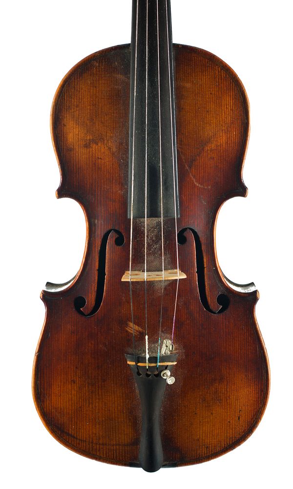 A child's violin labelled Nicolaus Amatus