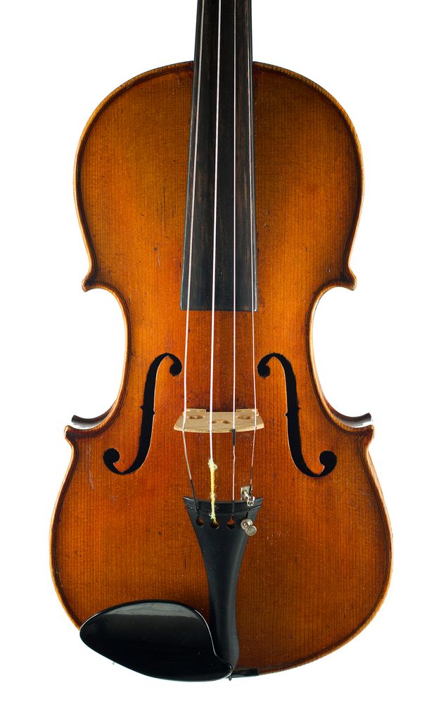A violin labelled Jo. Bapt. Rogerius