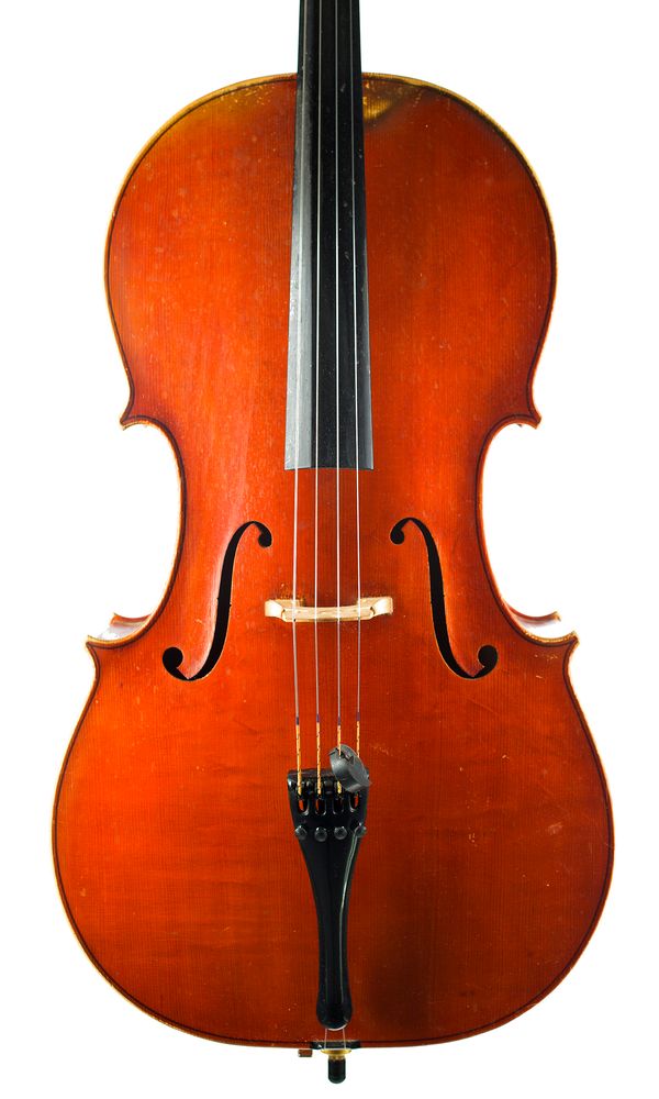 A cello by Barry Taylor, England, 20th Century