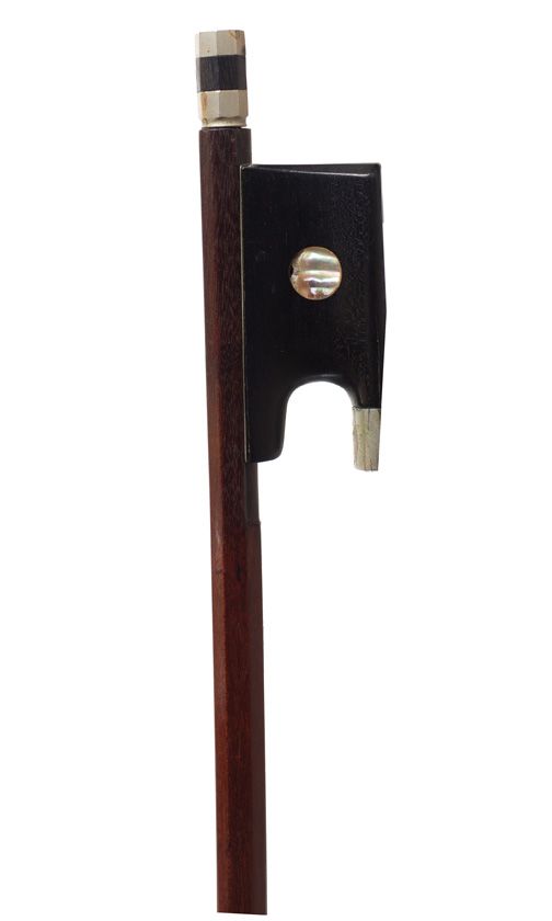 A nickel-mounted cello bow