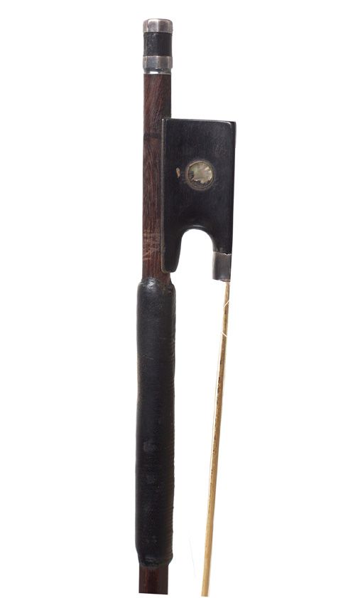 A silver-mounted violin bow