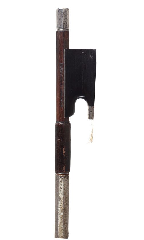 A silver-mounted violin bow, Workshop of R. Weichold, Germany