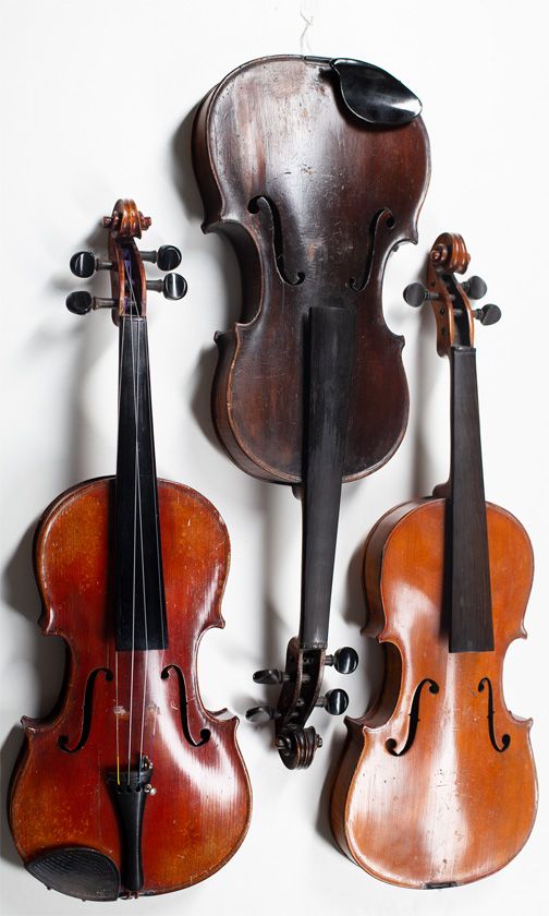 Five violins