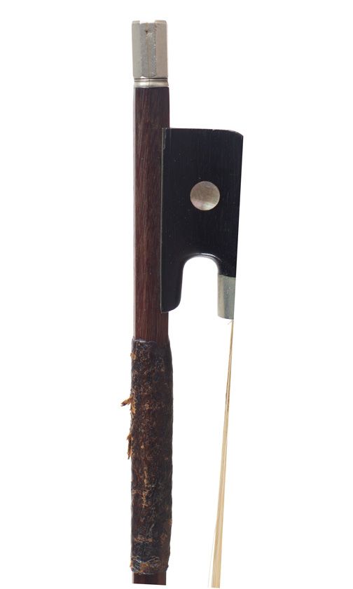 A nickel-mounted cello bow