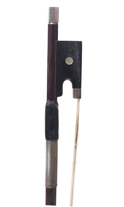 A silver-mounted violin bow