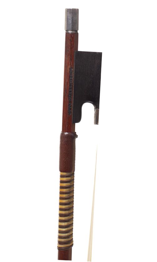 A silver-mounted violin bow by Otto Dürrschmidt, Germany