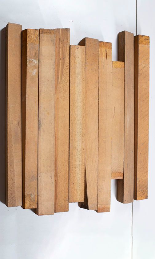 Ten blocks of spruce