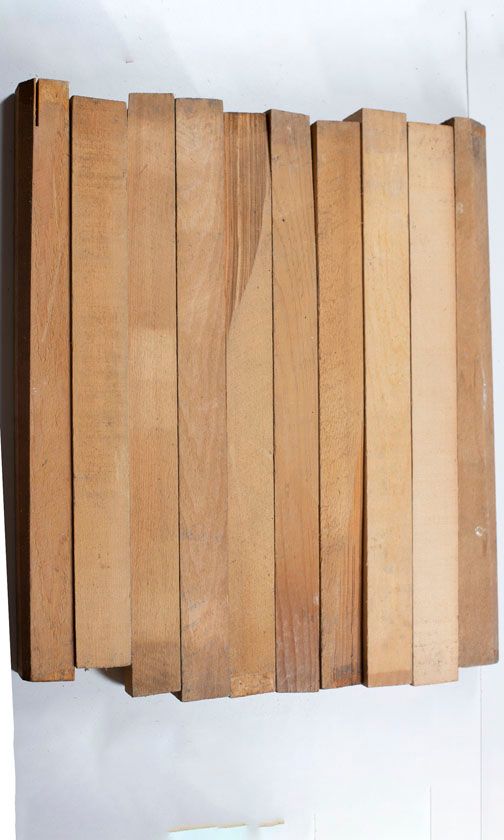 Ten blocks of spruce