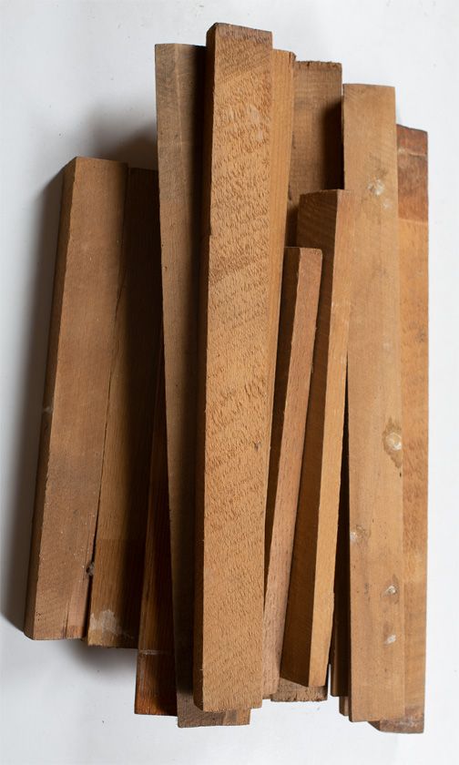 Seventeen blocks of spruce