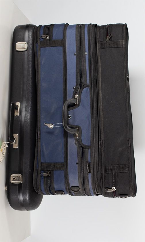 Five child's violin cases