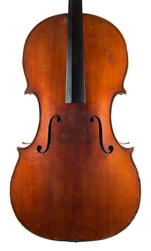 A cello, probably by Louis Moitessier, Montpellier, circa 1850