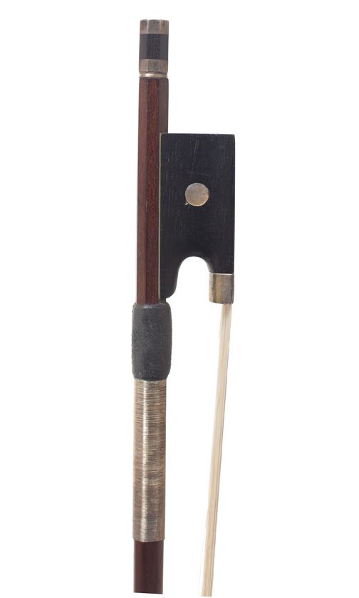 A silver-mounted violin bow