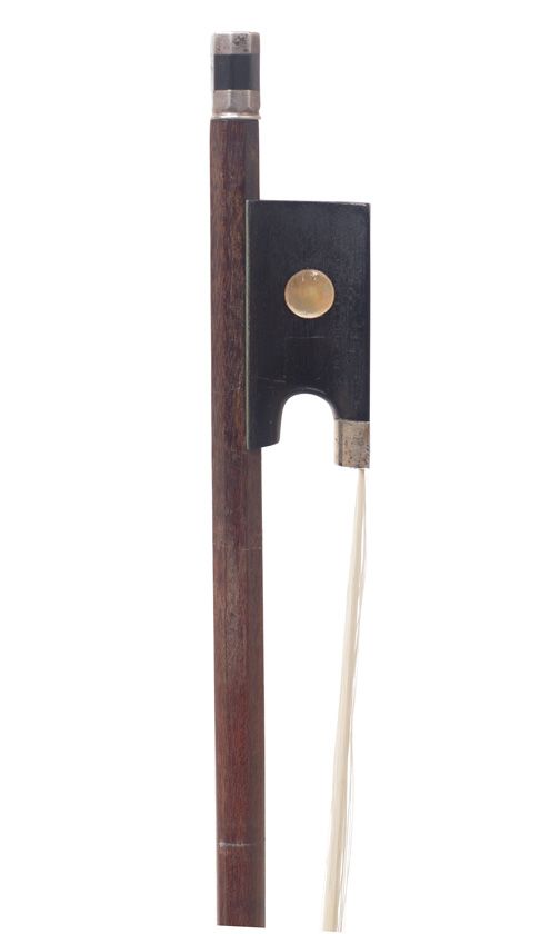 A silver-mounted violin bow