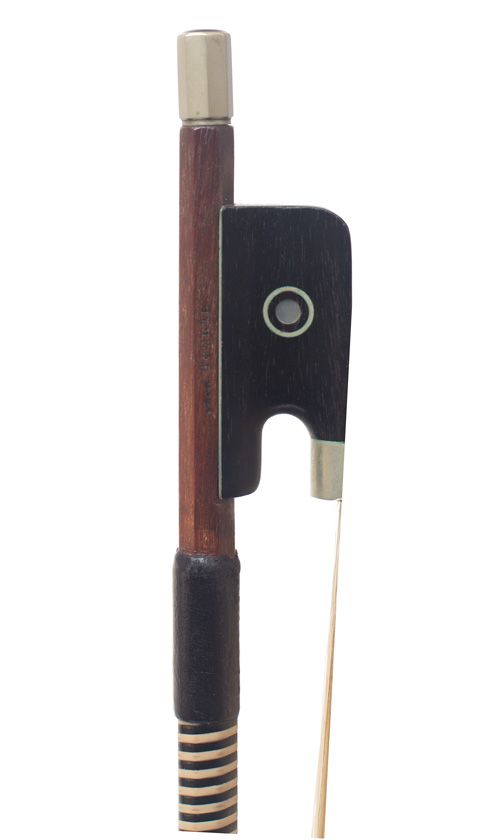 A nickel-mounted cello bow