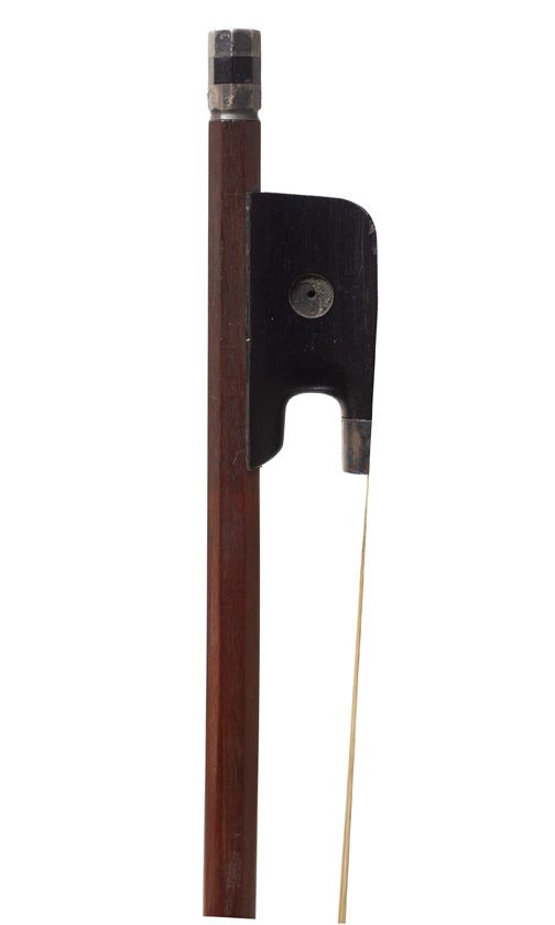 A silver-mounted child's cello bow