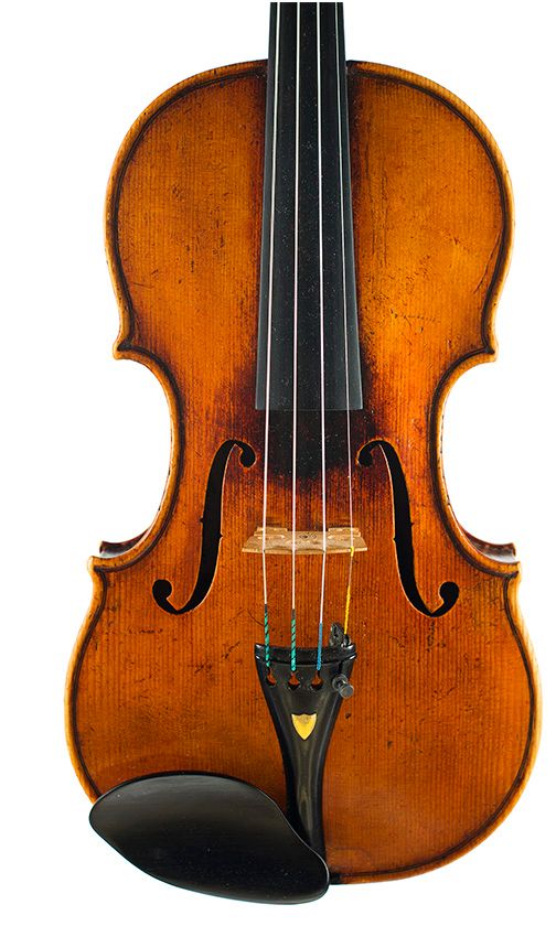 A violin by F. Caussin, France, 1865