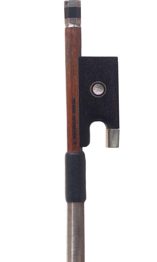 A silver-mounted violin bow