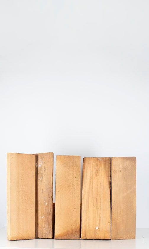 Five spruce violin tables