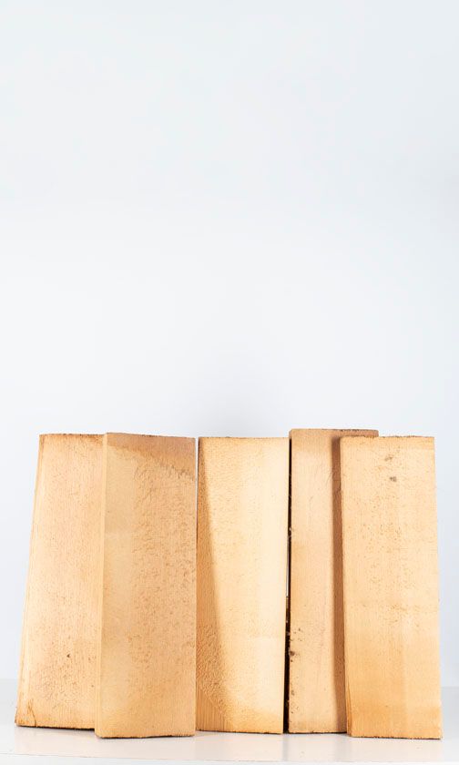 Five spruce violin tables