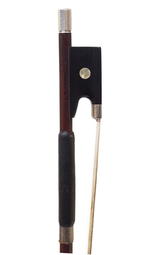 A silver-mounted violin bow