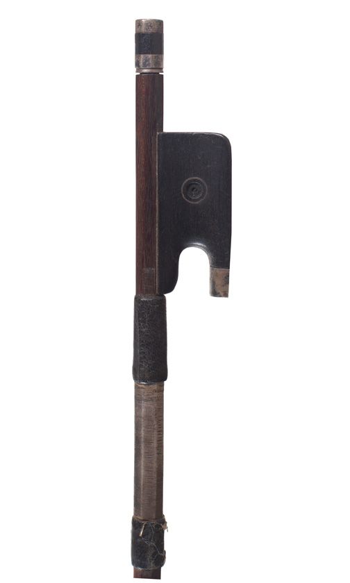 A silver-mounted violin bow