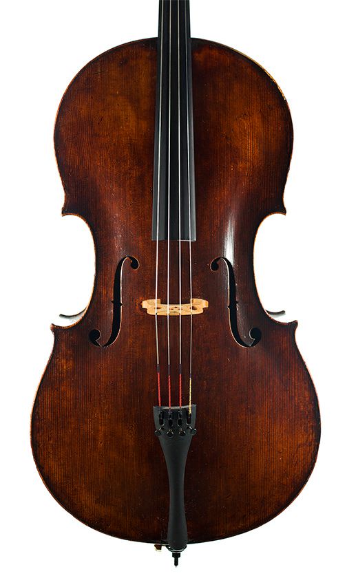 A cello by a member of the Klotz family, Mittenwald, 18th Century