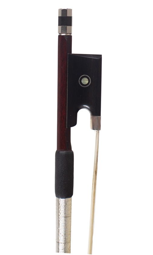 A silver-mounted violin bow