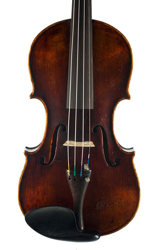 A violin labelled Franz Tihr