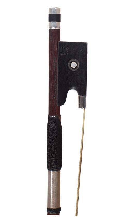 A silver-mounted violin bow